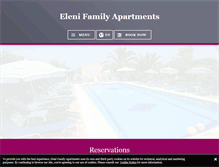 Tablet Screenshot of corfueleniapartments.gr